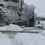 長野市は今日も雪です